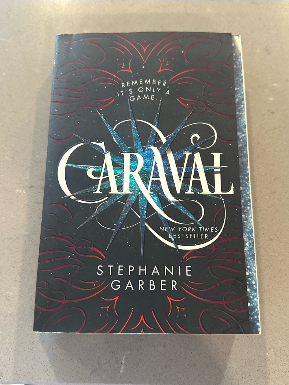 Caraval Paperback - Black & Blue Cover
